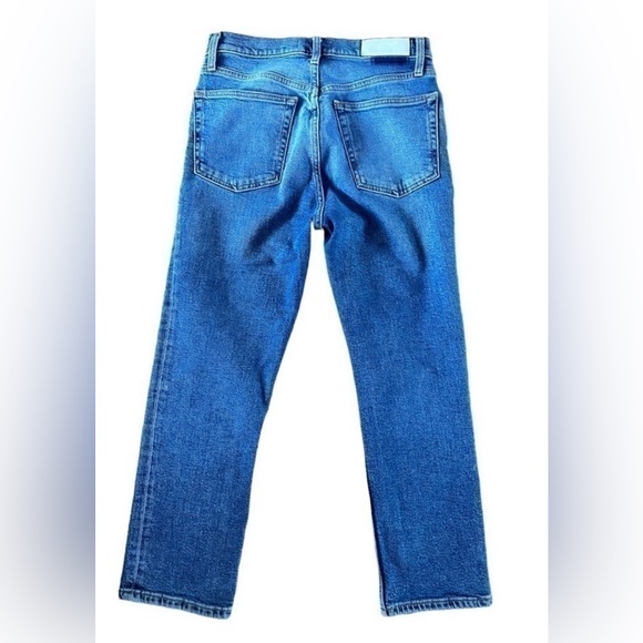 Re/Done High Rise Blue Women's Jeans - Picture 4 of 11